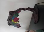 Brons beeld. Emil Thomasson (tiffany stijl lamp), Ophalen, Brons