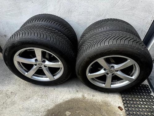 Porsche Macan 18" + All Season banden Continental/Hankook, Auto-onderdelen, Banden en Velgen, Banden en Velgen, All Season, 18 inch