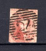 (B) 12 gestempeld 1861 - Langwerpig medaillon - 3, Postzegels en Munten, Ophalen of Verzenden, Gestempeld, Gestempeld