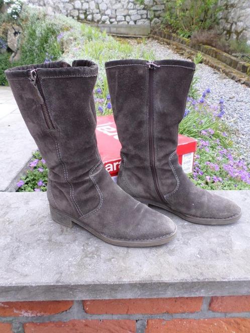 Ara Chester laarzen donkergrijs lichtzwart 38 zip, Kleding | Dames, Schoenen, Gedragen, Hoge laarzen, Bruin, Ophalen of Verzenden