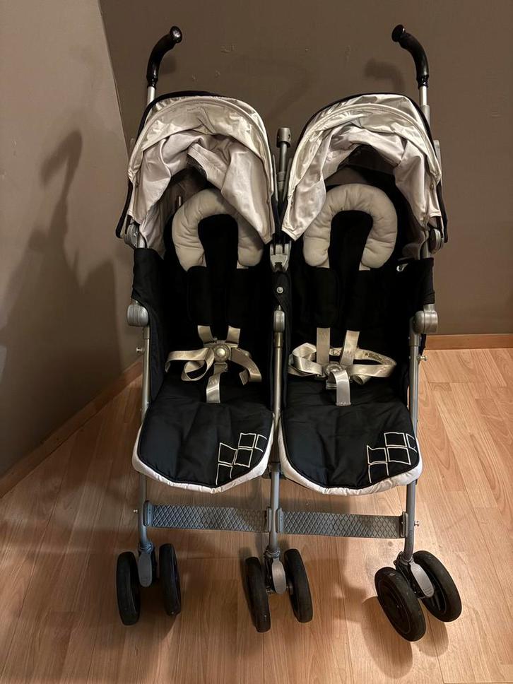 Maclaren Twin techno zwart, Enfants & Bébés, Poussettes & Combinaisons, Comme neuf, Poussette, Enlèvement