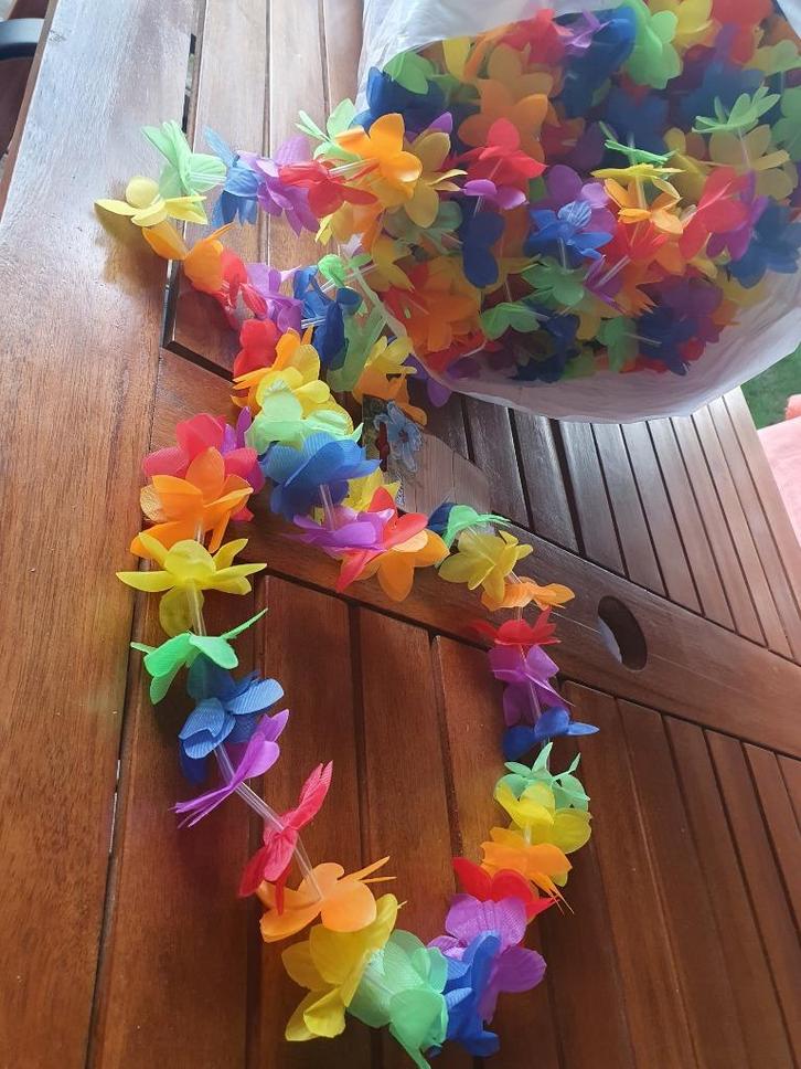 50 Zomerse Bloemenkransen – Tropisch Feest in aantocht?, Hobby en Vrije tijd, Feestartikelen, Nieuw, Feestartikel, Ophalen of Verzenden