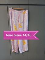 Pantalon d'été Terre bleue 44/46, Taille 46/48 (XL) ou plus grande, Terre Bleue, Rose, Comme neuf