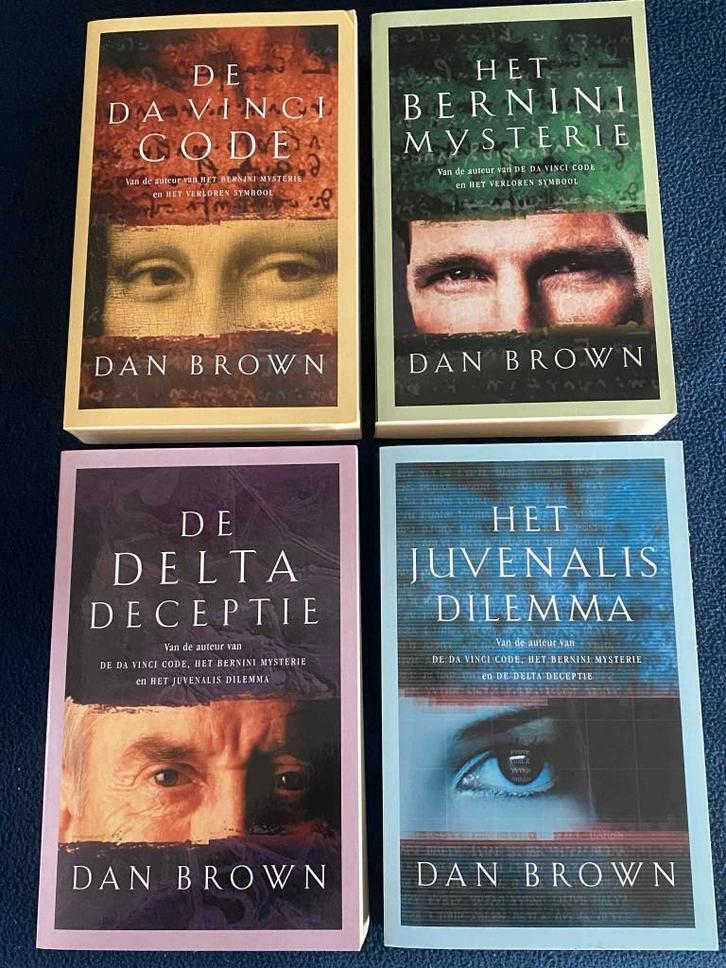 4 boeken - Dan Brown, Livres, Thrillers, Neuf, Enlèvement ou Envoi