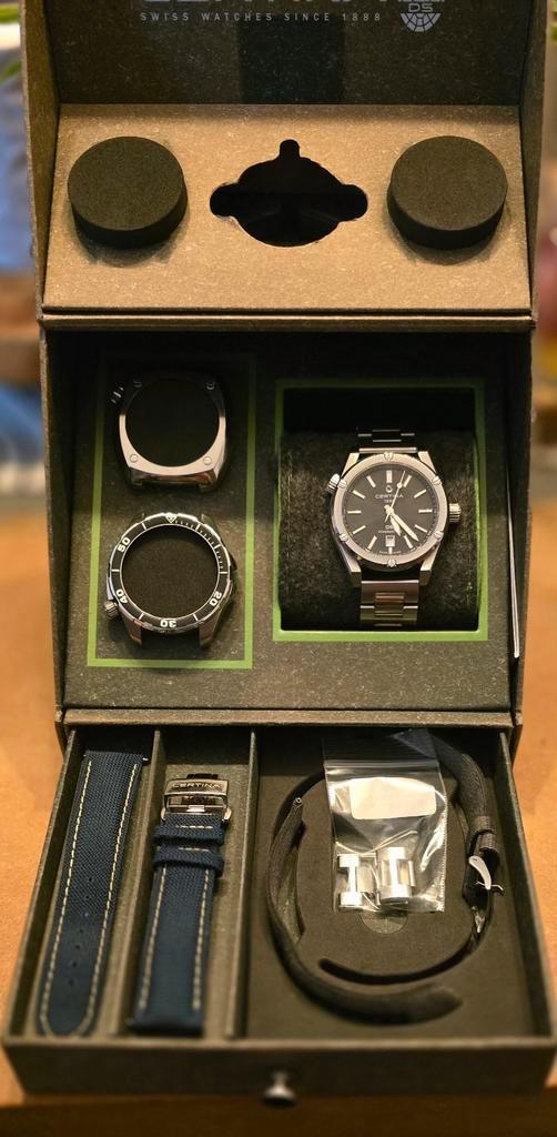 Certina ds+ powermatic 80, Handtassen en Accessoires, Horloges | Heren, Ophalen of Verzenden