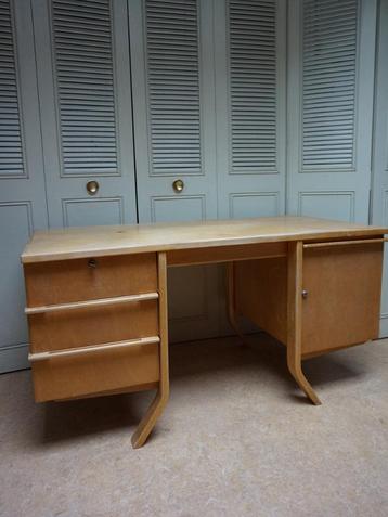 Vintage bureau van Cees Braakman voor Pastoe, 1950s beschikbaar voor biedingen