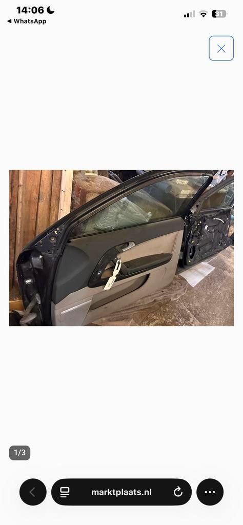 Deur Audi A3 8pin Rechtsvoor 2009, Auto's, Audi, Particulier, A3, Ophalen