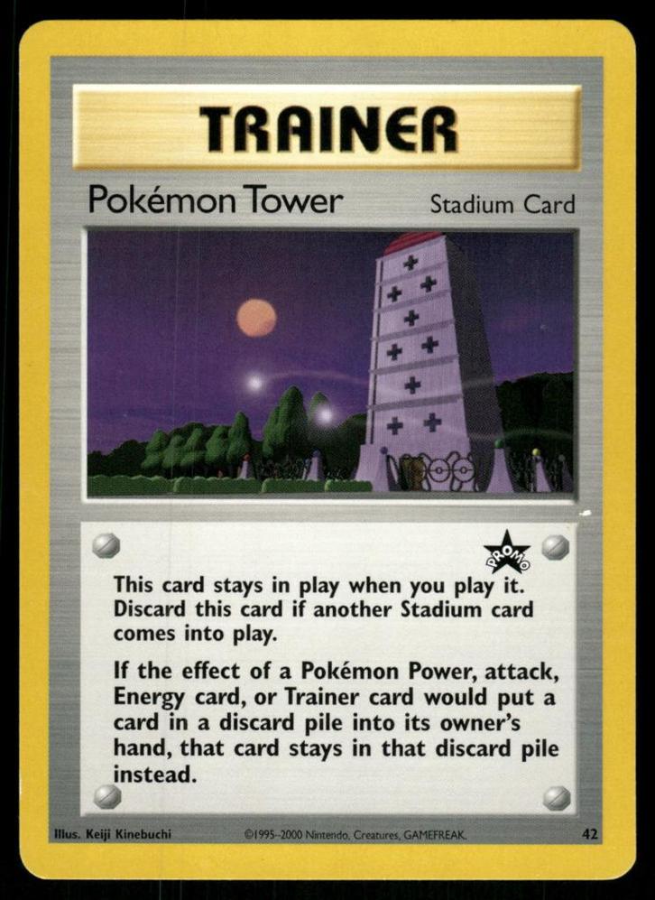 Pokémon Tower 42/53 - Wizards Black Star Promos (NM), Hobby en Vrije tijd, Verzamelkaartspellen | Pokémon, Gebruikt, Verzenden