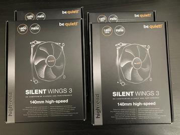 4x SILENT WINGS 3 140mm PWM high-speed beschikbaar voor biedingen