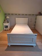 Lit blanc Childwood + sommier + matelas 1 pers, 90 cm, Enlèvement, 200 cm, Une personne