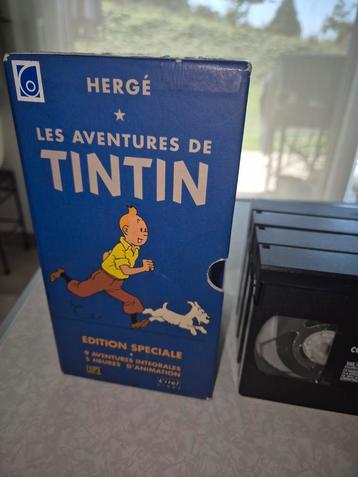 Coffret K7 VHS LEs aventures de Tintin, Enlèvement ou Envoi, Comme neuf
