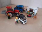 Lego auto met caravan, tractor en stadsauto, Gebruikt, Ophalen of Verzenden, Lego