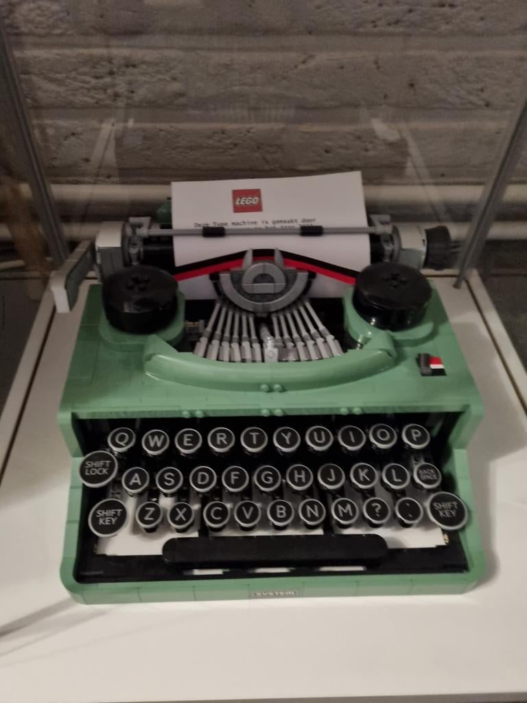 lego typemachine, Diversen, Ophalen