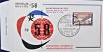 FDC - EXPO 1958 TE BRUSSEL- DAGEN VAN DE U.S.A., Postzegels en Munten, Gestempeld, Overig, Ophalen of Verzenden, 1e dag stempel