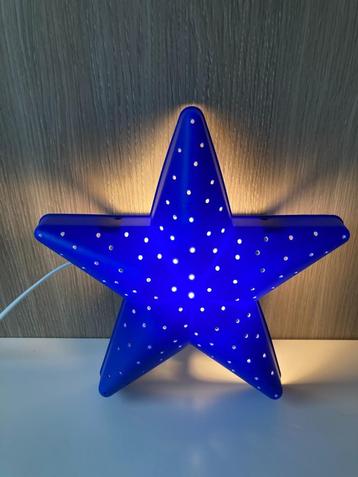 Ikea kinderlampje blauwe ster voor aan de muur beschikbaar voor biedingen