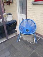 3 gekleurde tuinstoelen, Ophalen, Zo goed als nieuw, Kunststof, Stapelbaar