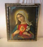 Belle estampe ancienne « Vierge Marie » - 59x48, Enlèvement ou Envoi