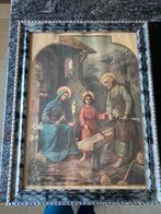 Antieke religieuze prent – Heilige Familie–ingelijst –ca1900, Antiek en Kunst, Ophalen
