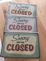 We are closed borden, Nieuw, Ophalen of Verzenden