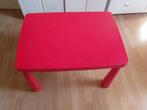 Rood tafeltje, Kinderen en Baby's, Kinderkamer | Tafels en Stoelen, Ophalen, Gebruikt, Tafel(s)