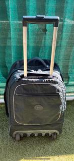KIPLING marineblauwe rugzak met grote wielen van 25 liter, 45 tot 60 cm, Gebruikt, Kipling, 25 tot 40 cm