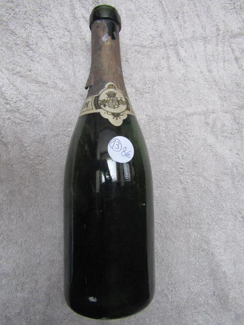 lege wijnfles, geblazen glas, H30-D9-P4, 1400 g, Verzamelen, Wijnen, Gebruikt, Ophalen of Verzenden