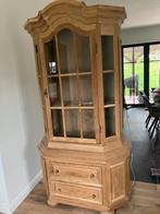 Vitrinekast met kades eik gezandstraald, Ophalen, Zo goed als nieuw