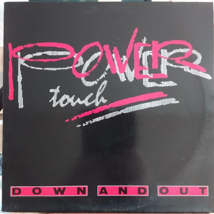 Power Touch – Down And Out. België 1988. LP, Cd's en Dvd's, Vinyl | Hardrock en Metal, Zo goed als nieuw, Ophalen of Verzenden