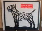 Verschillende bull terrier metalen decoratie