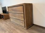 Magnifique meuble à tiroirs Walton en teck recyclé, Maison & Meubles, Enlèvement, Comme neuf