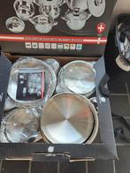 Potten en pannen, Huis en Inrichting, Inox, Nieuw, Pannenset, Ophalen of Verzenden