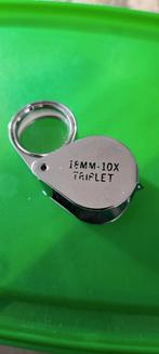 loupe Jeweler loupe 18mm.10x en excellent état, Enlèvement