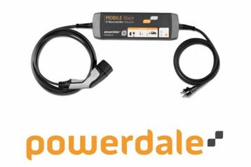 Cable chargement voiture Powerdale mobile black Type 2