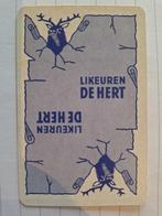 Speelkaart stokerij Likeuren De Hert, Mechelen_10, Ophalen of Verzenden, Zo goed als nieuw, Speelkaart(en)