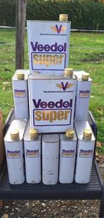 12 vintage Veedol Super Olie blikken in originele omdoos️️⛽️, Verzamelen, Merken en Reclamevoorwerpen, Ophalen of Verzenden, Gebruikt