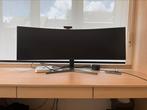 Samsung monitor 49” met webcam en Hp docking, Computers en Software, Monitoren, Ophalen, Zo goed als nieuw