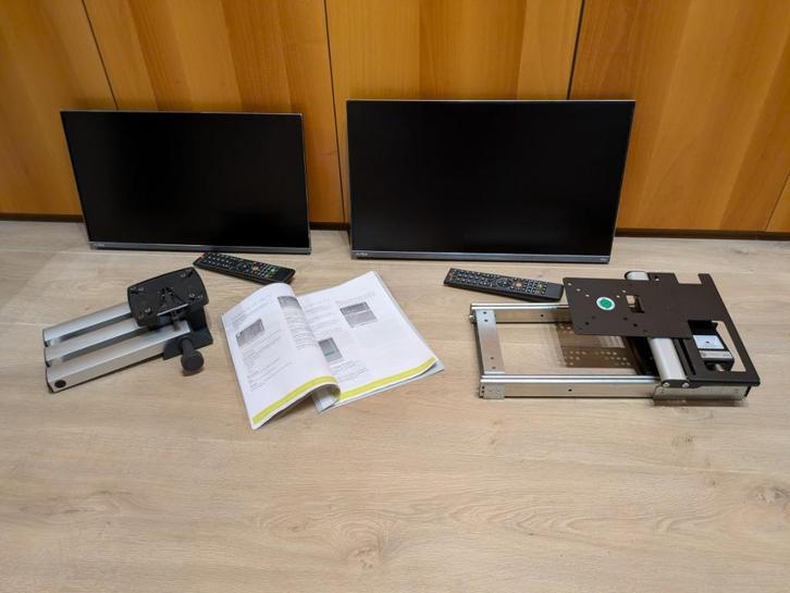 Avtex TV 24 inch / 22 inch  12V of 24 V, Caravanes & Camping, Caravanes & Camping Autre, Comme neuf, Enlèvement