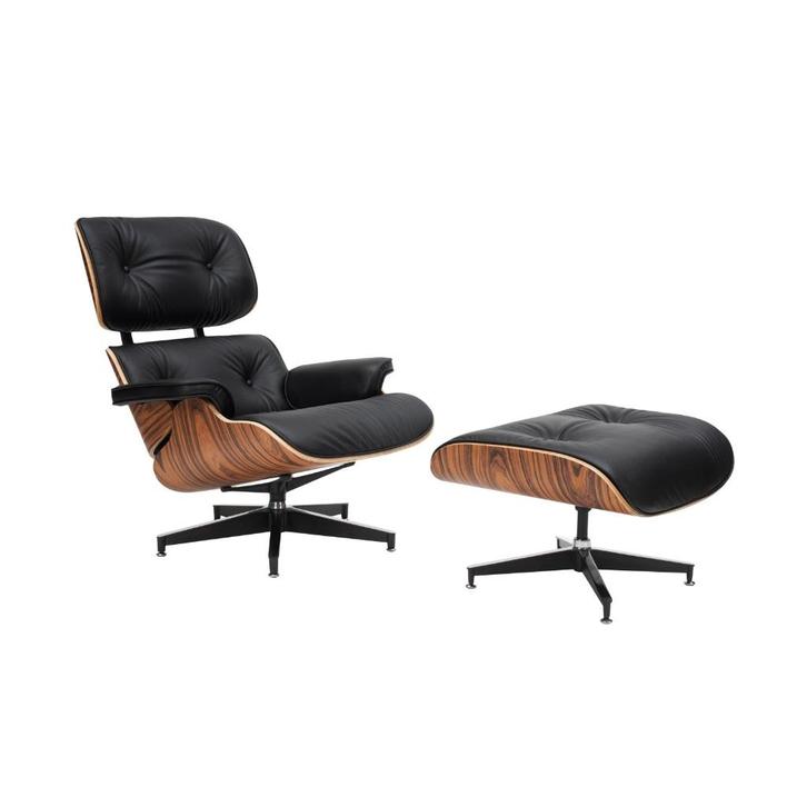 Eames Lounge Chair XL in Palissander BLACK FRIDAY DEAL, Huis en Inrichting, Fauteuils, Nieuw, Hout, Leer, Metaal, Overige materialen