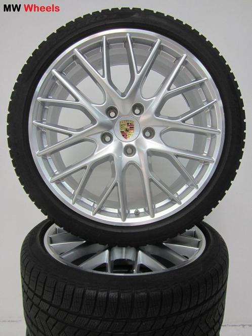 Originele Porsche Panamera 971 21 inch velgen winterbanden, Auto-onderdelen, Banden en Velgen, Banden en Velgen, Winterbanden