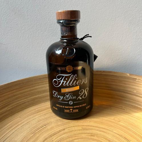 Filliers Dry Gin 28 – 0.5L – Belgische traditie, Verzamelen, Wijnen, Ophalen