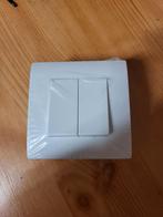 Dubbele schakelcontactdoos telefoonaansluiting nieuw verpakt, Ophalen of Verzenden, Nieuw, Schakelaar