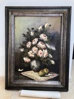 Prachtig groot olieverfschilderij incl. kader – 91 x 71 cm, Ophalen of Verzenden