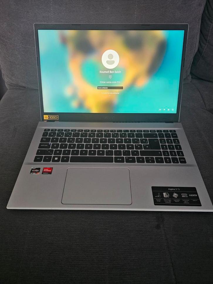 Acer aspire A315-44p ordinateur portable, Informatique & Logiciels, Serveurs, Comme neuf, 3 à 4 Ghz, 16 GB