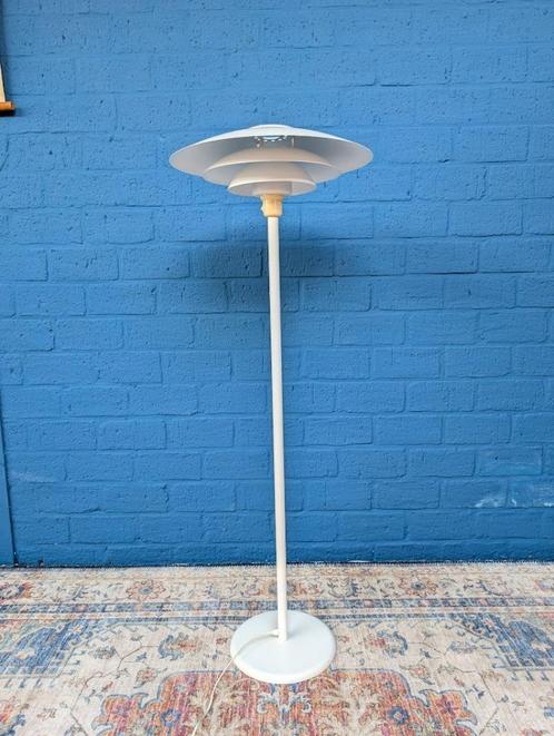 Vintage Vloerlamp Deens Design, Maison & Meubles, Lampes | Lampadaires, Métal, Enlèvement