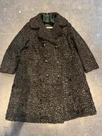 Le Bon Manteau Astracan noir modèle évasé, Ophalen, Zwart, Maat 42/44 (L), Zo goed als nieuw