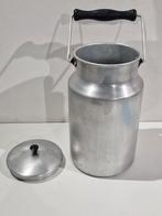 Aluminium melkkan van 3 liter , retro vintage, Antiek en Kunst, Ophalen of Verzenden