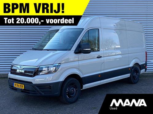 MAN TGE 35 2.0 3.140 140PK Automaat Ascot Gray Airco Cruise, Auto's, Bestelwagens en Lichte vracht, Bedrijf, ABS, Achteruitrijcamera
