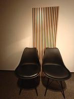 2 Scandinavische stoelen zwart €20/stuk, Ophalen, Zo goed als nieuw, Zwart