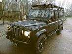 Land Rover Defender 110 Td5 station wagon SE, Auto's, Land Rover, Stof, Zwart, 2495 cc, Zwart