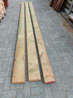 Houten balken juffers gordingen dak hout gedrenkt garage, Ophalen, Zo goed als nieuw, Balken